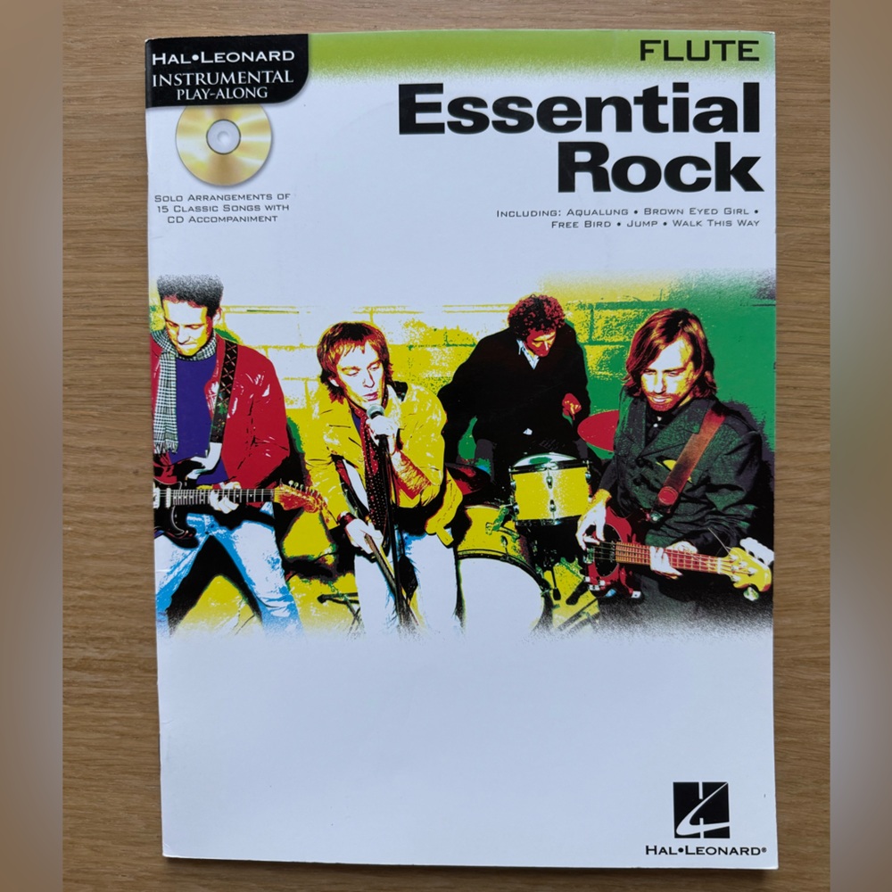Flute Essential Rock Music Book